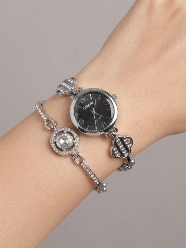 ست دستبند و ساعت زنانه برند TIME4U کد ۵
