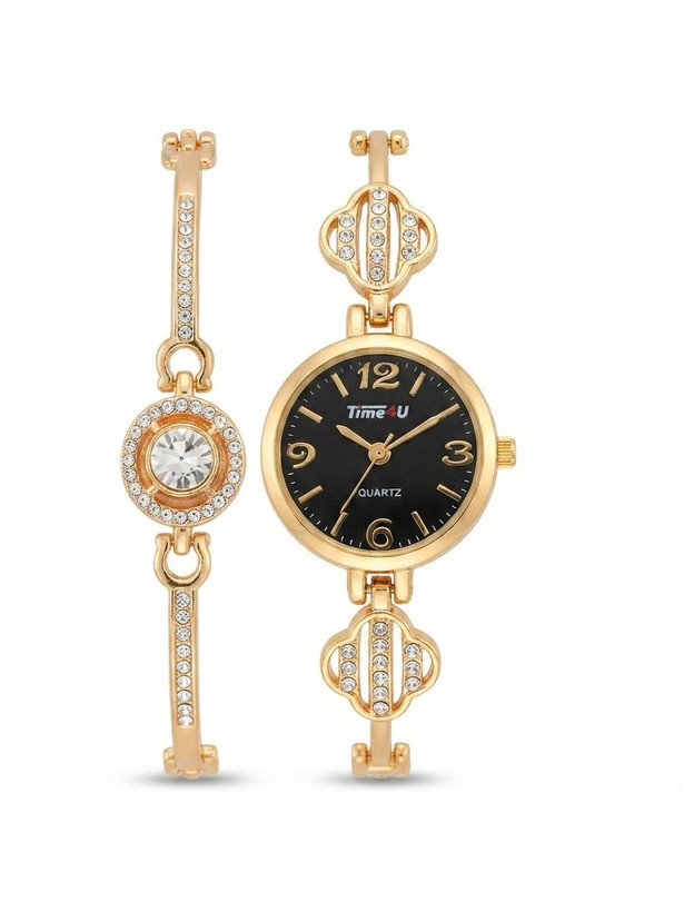 ست دستبند و ساعت زنانه برند TIME4U کد ۶