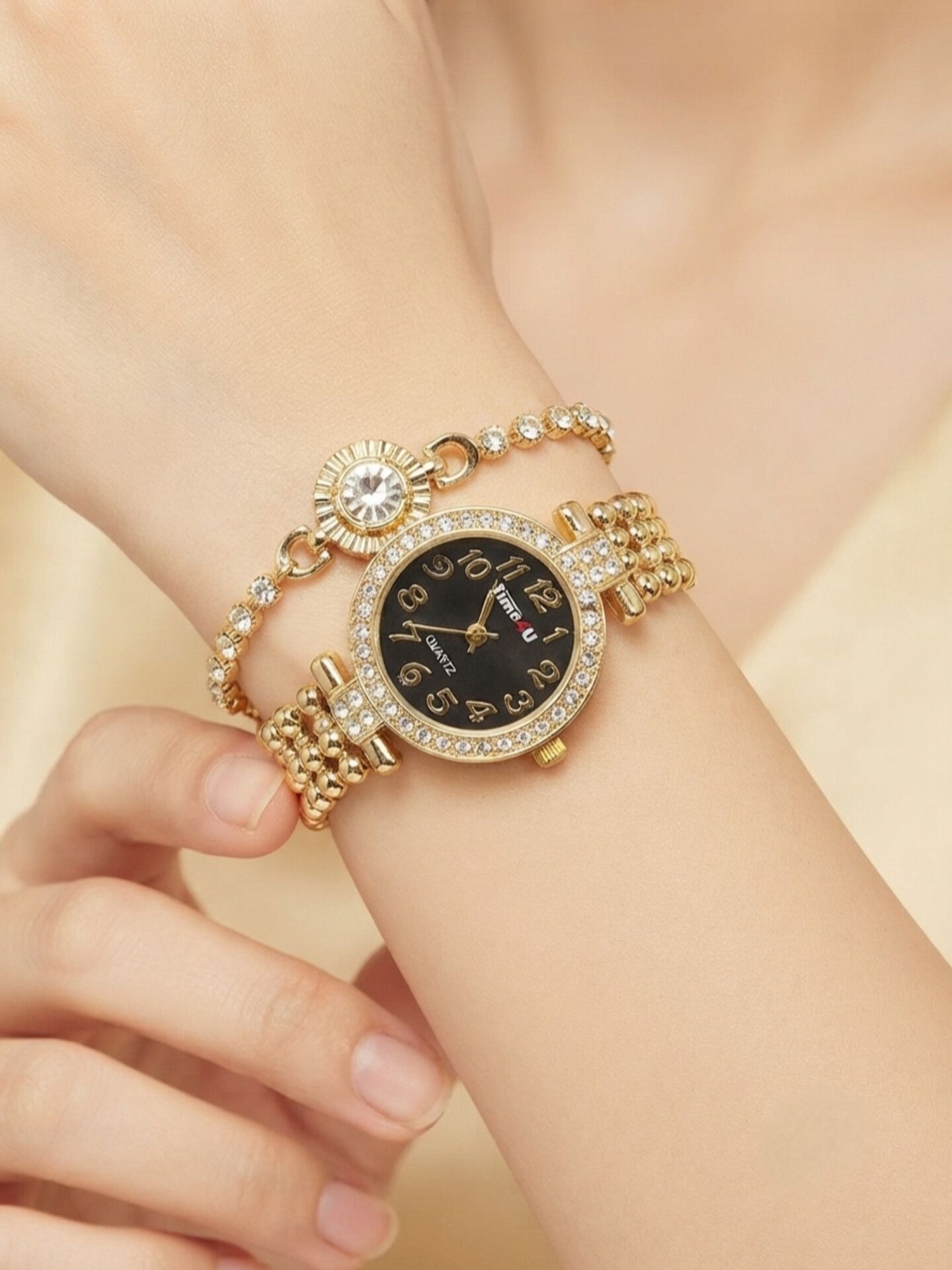 ست دستبند و ساعت زنانه برند TIME4U کد ۸
