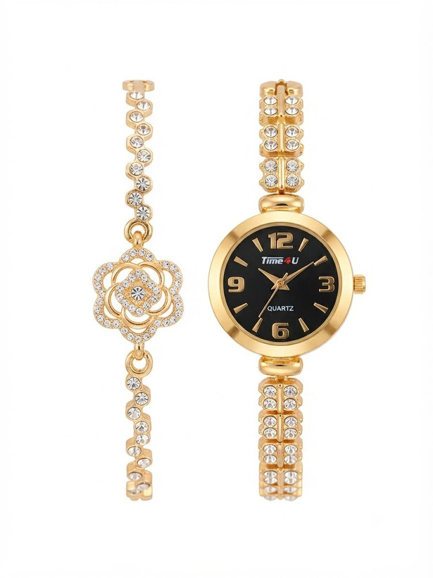 ست دستبند و ساعت زنانه برند TIME4U کد ۲۰